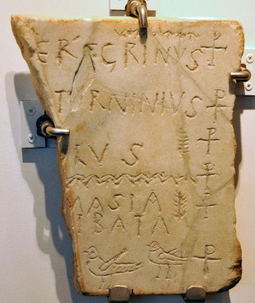 Carthage, Christian tombstone