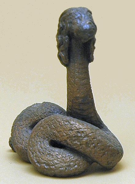 Athens, Agora, Figurine of Glykon the Snake God