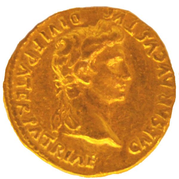 Kalkriese, Gold coin of Augustus