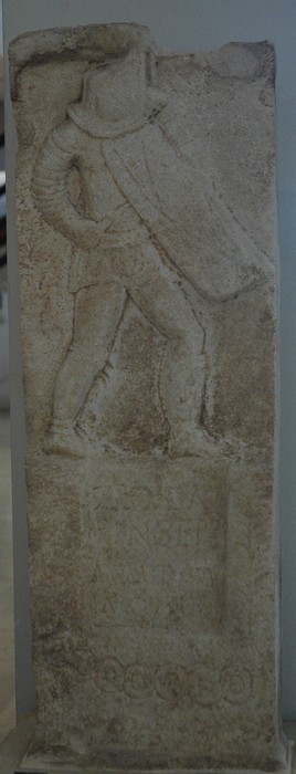 Amphipolis, Tombstone of a gladiator