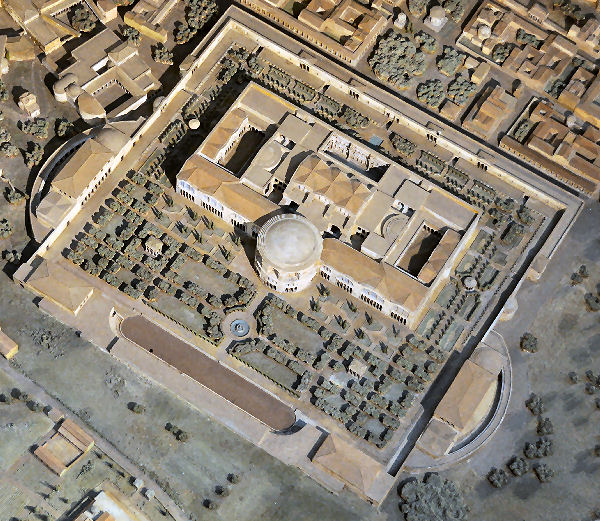 Rome, Baths of Caracalla, Model