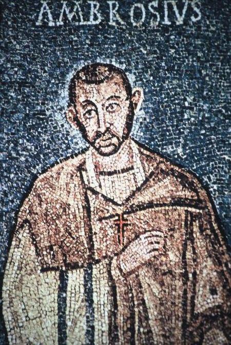 Milan, St Ambrogio, Mosaic of Saint Ambrose