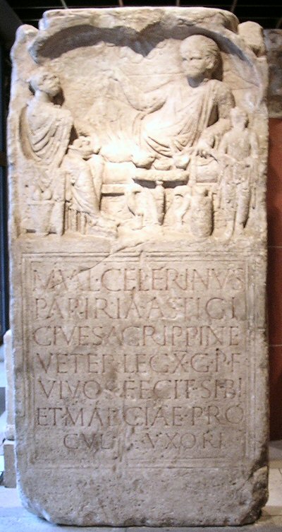 Cologne, Tombstone of Celerinus of X Gemina