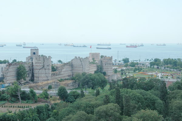 Constantinople, Theodosian Wall, Southern section