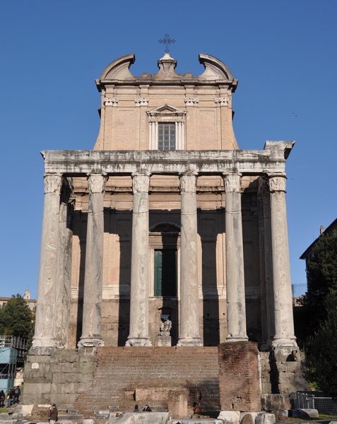 Rome, Forum Romanum, Temple of Faustina