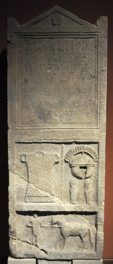 Carnuntum, Tomb of Titus Calidius of XV Apollinaris