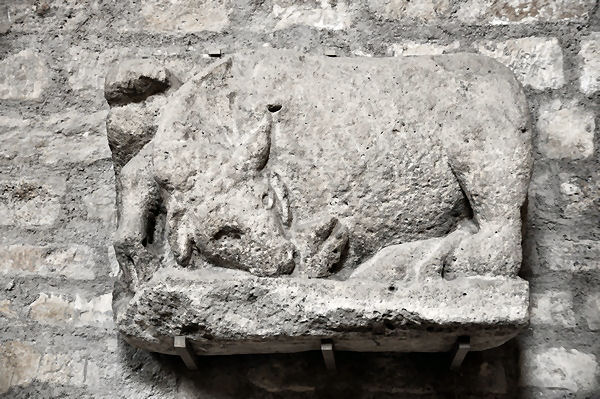 Lutetia, Relief of a sacrificial bull