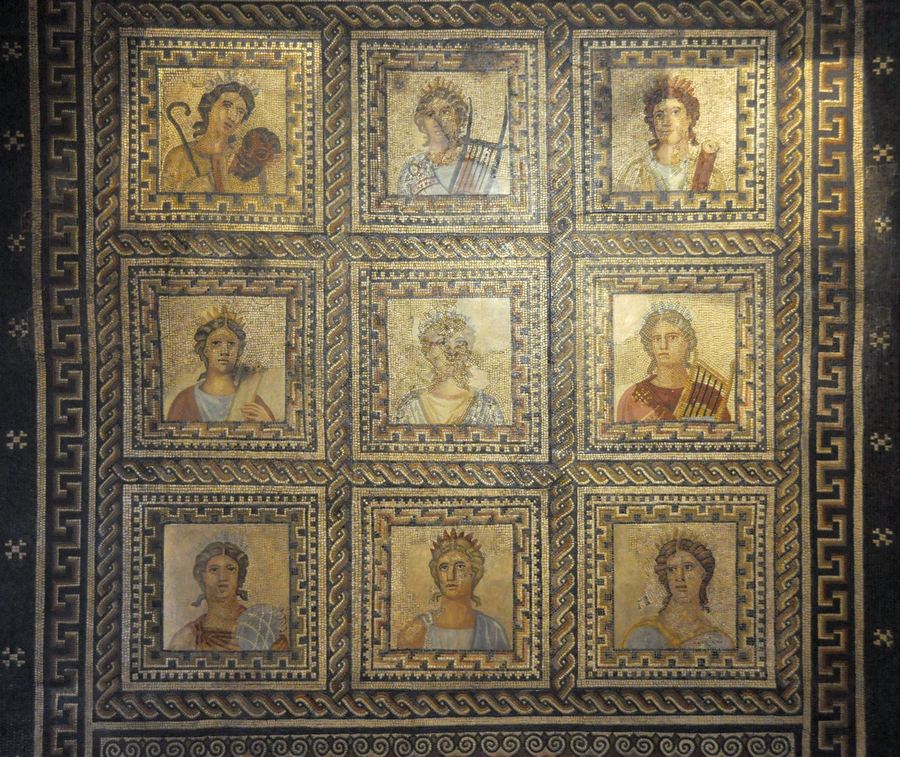 Trier, Large Mosaic of the Nine Muses