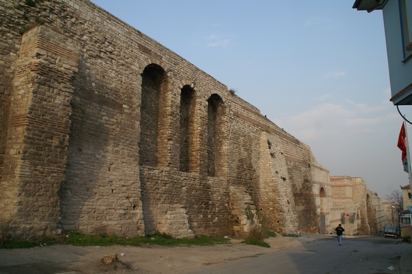 Constantinople, Theodosian Wall, N of Blacharnae