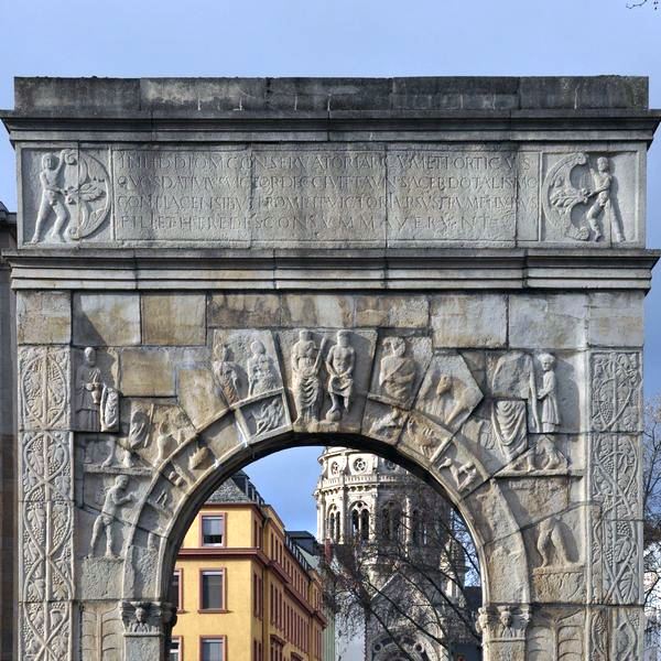 Mainz, Arch of Dativius Victor, Reconstruction, Zodiac