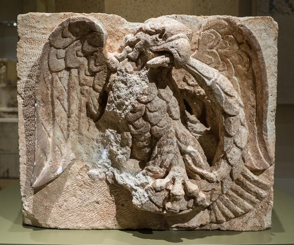 Beirut, Relief of an eagle and a wreath