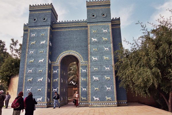 Babylon, Gate of Ištar, Reconstruction