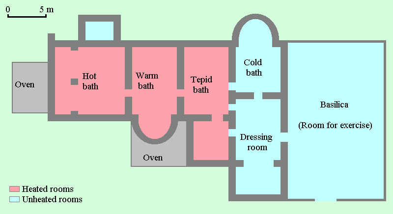 Schwäbisch Gmünd, Schirenhof, Roman fort, Baths, Map