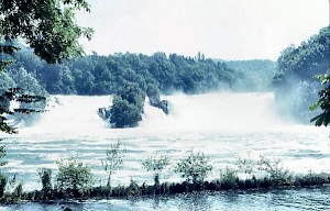 The waterfall at Schaffhausen