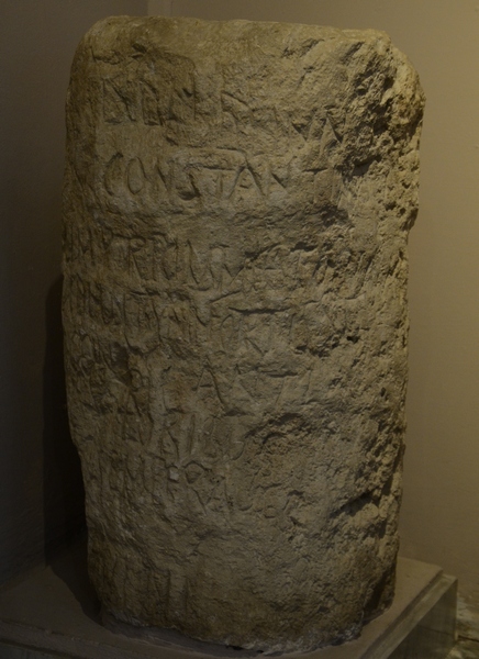 Soli, Milestone of Constantine the Great and sons