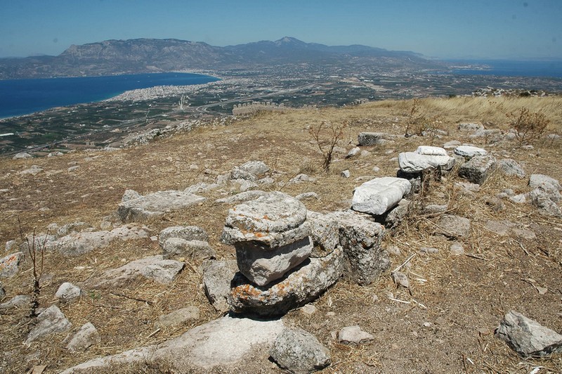 Acrocorinth, View on the Corinthian Isthmus