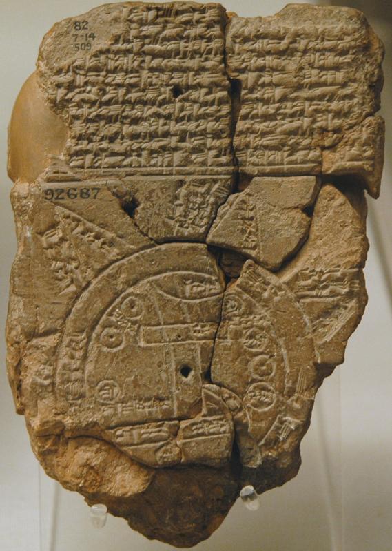 Sippar, Babylonian world map
