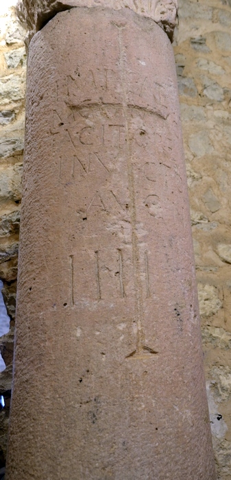 Zadar, Church of St Peter and Andrew, Milestone of the emperor Tacitus