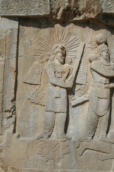 Taq-e Bostan, Investiture relief of Shapur II, Mithra