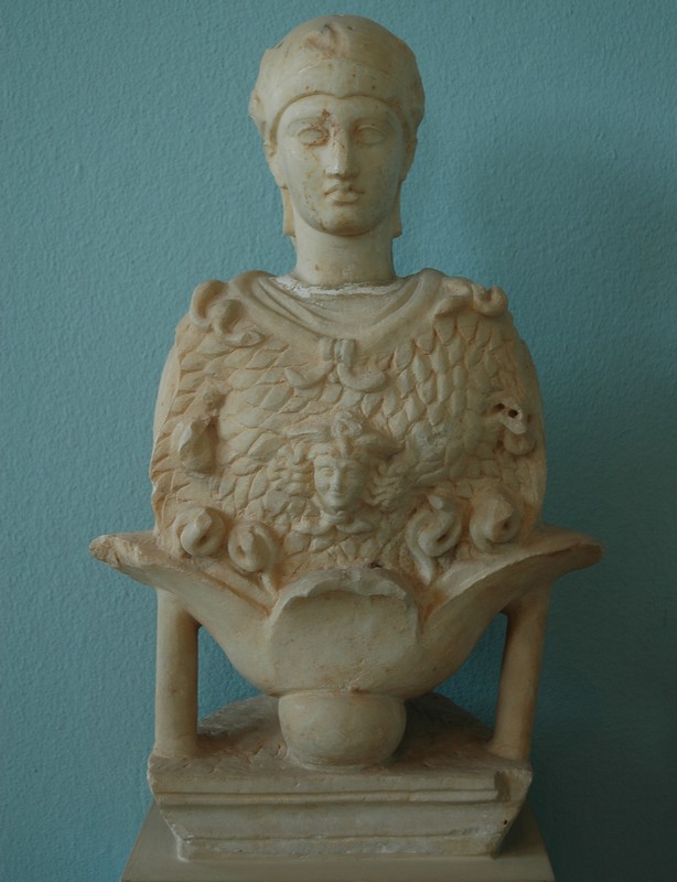 Eleusis, Statue of Athena