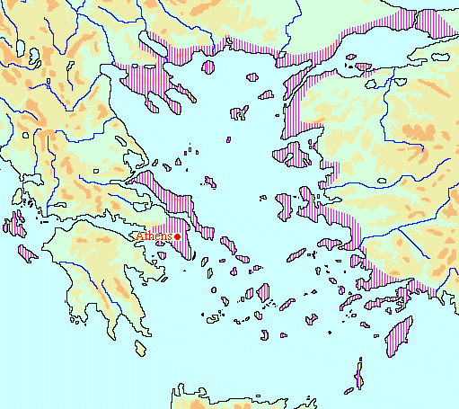 Map of the Delian League