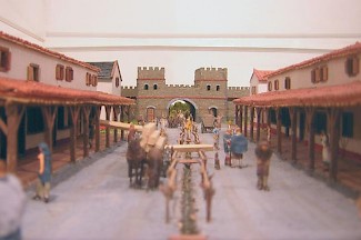 Model of ancient Voorburg