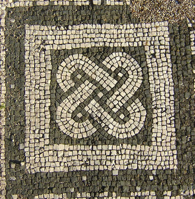 Ostia, Synagogue, Mosaic of Solomon's knot
