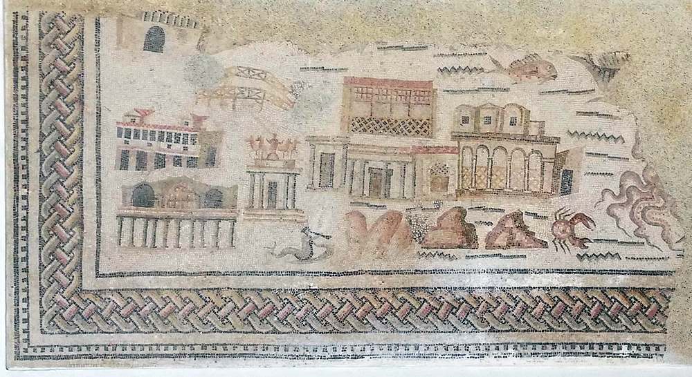 Hippo Regius, Seaward Villas, Mosaic of the Northern Harbor of Hippo