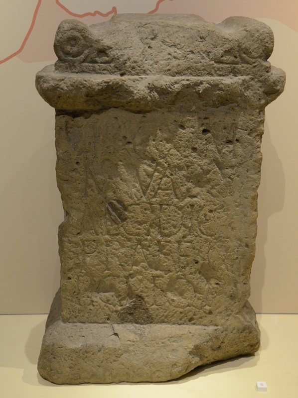De Bijland, Inscription of Chalcidicus (cast)