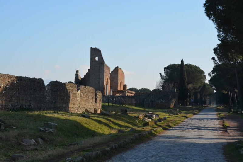 Rome, Via Appia (054L), Road near the Villa of the Quintilii