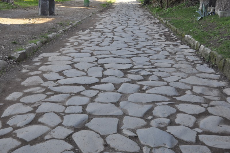 Rome, Via Appia (008), Street pavement