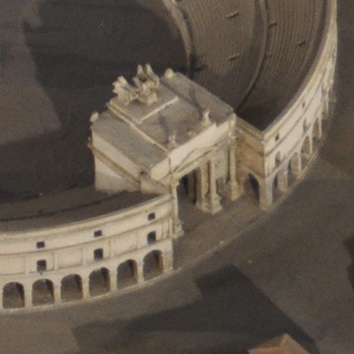 Rome, Circus Maximus, Model, Arch of Titus