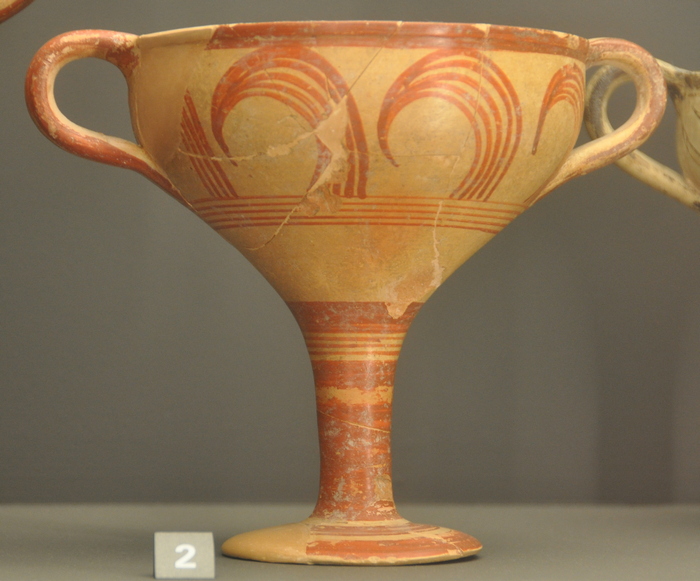 Rhodes, Mycenaean cup (LH IIIa2)