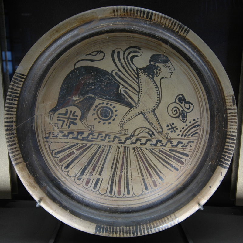 Rhodes, Dish with a sphinx